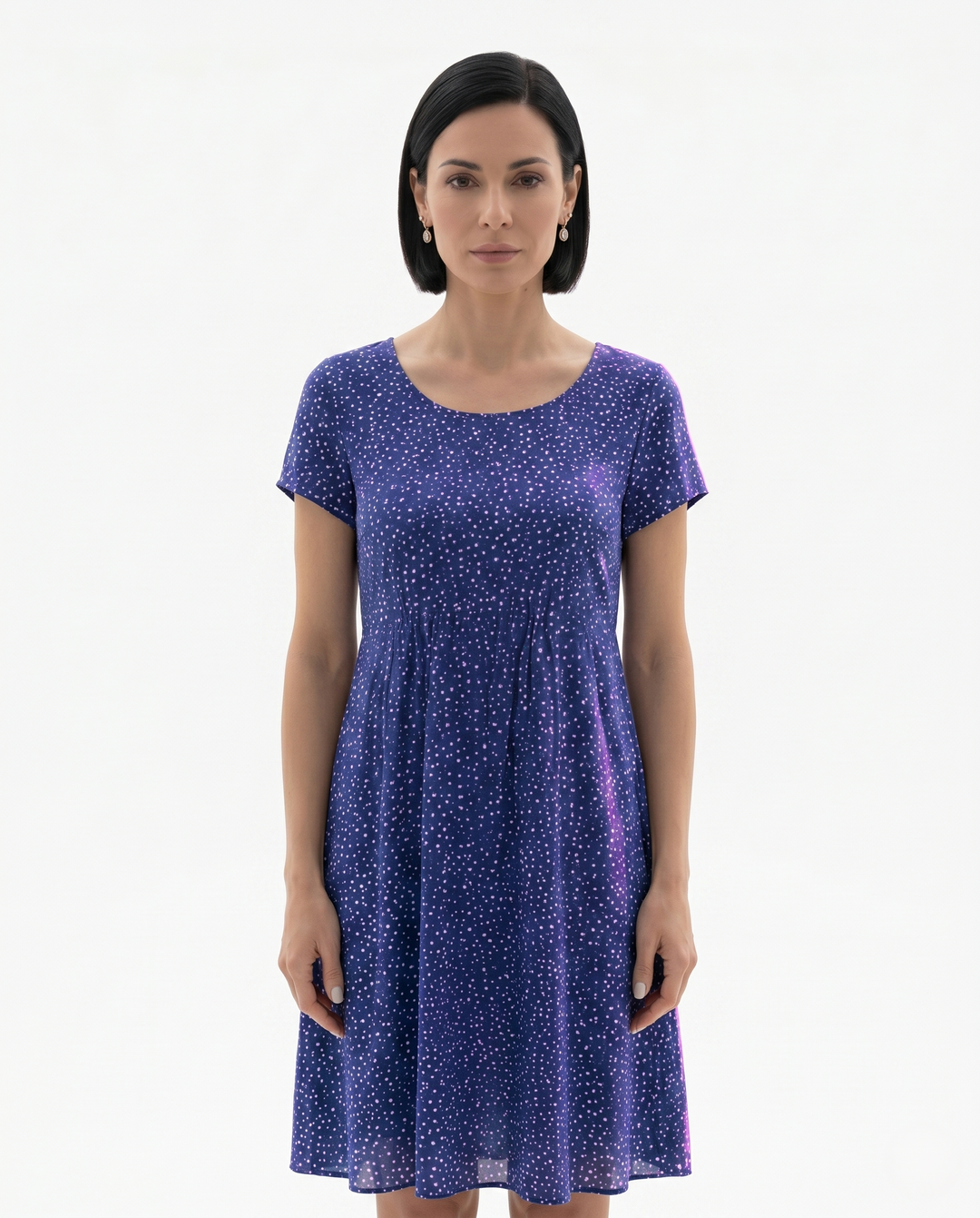 Siopie | Women’s Short Sleeve Printed Dress