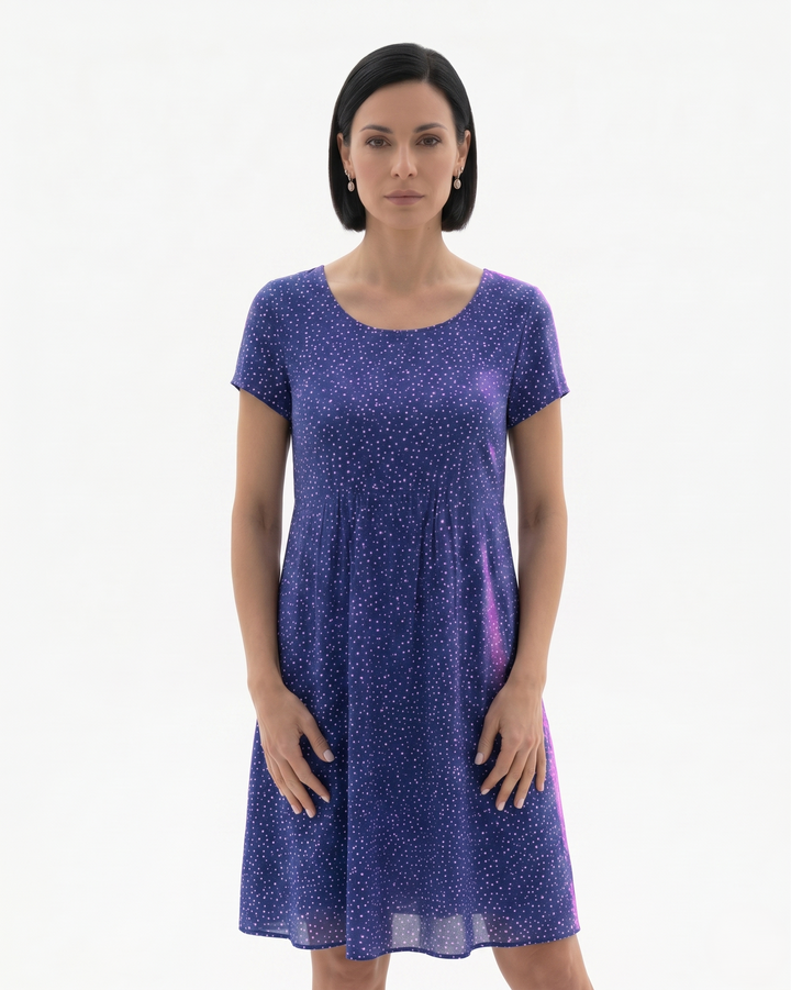 Siopie | Women’s Short Sleeve Printed Dress