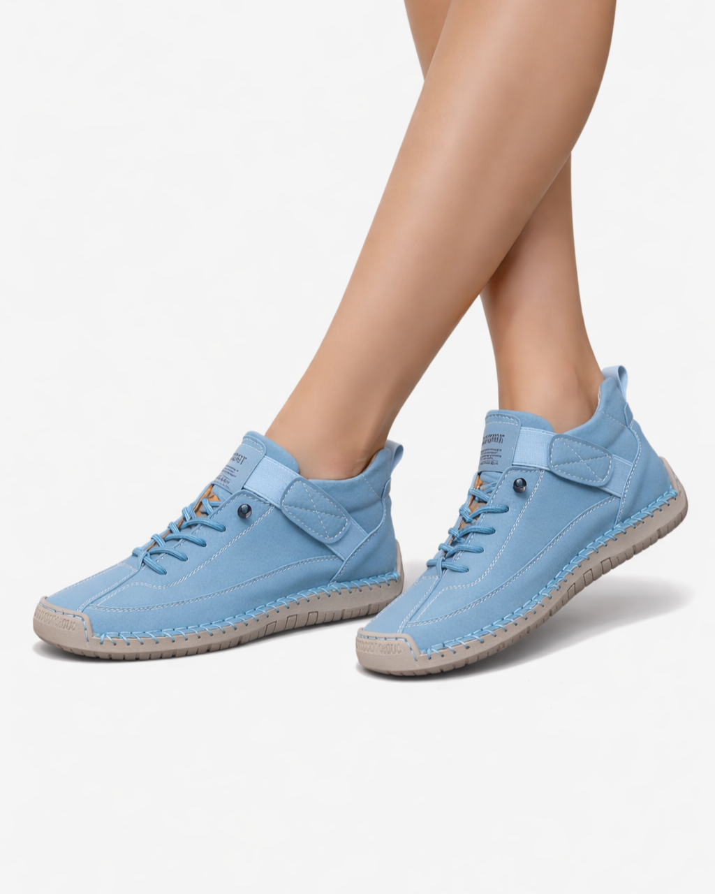 Siopie | Women’s Soft Leather Casual Trainers