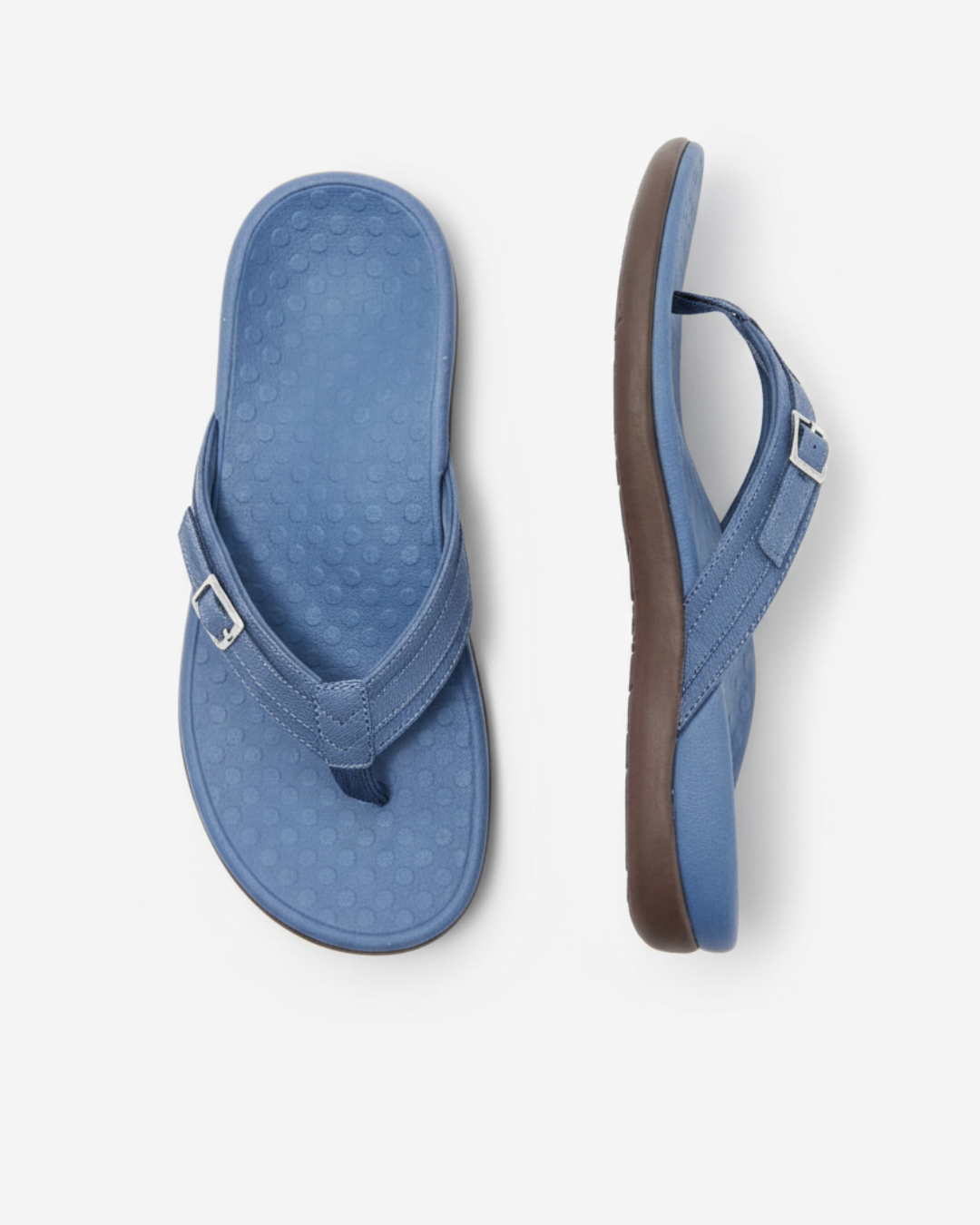 Flip Flops Women Casual Summer Thong Sandals Buckle Accent