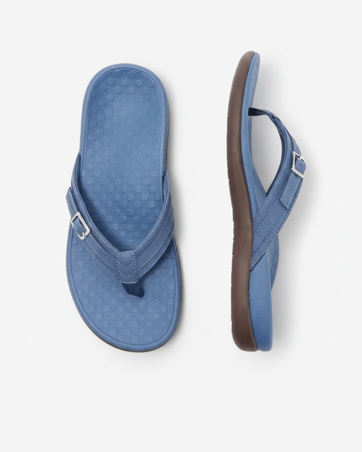 Flip Flops Women Casual Summer Thong Sandals Buckle Accent