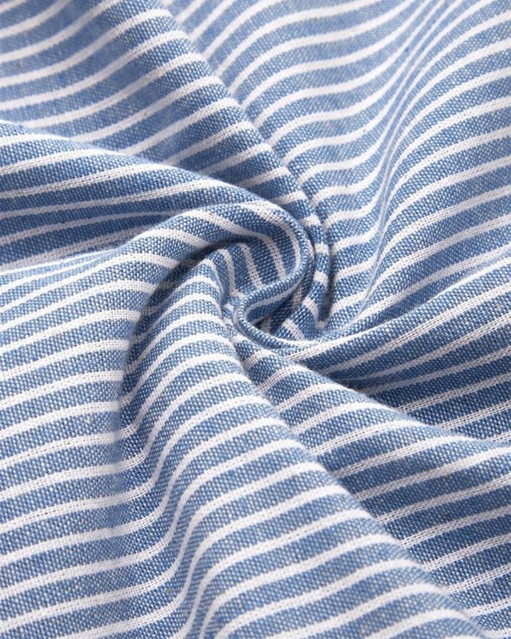 Siopie | Women’s Striped Button Midi Dress