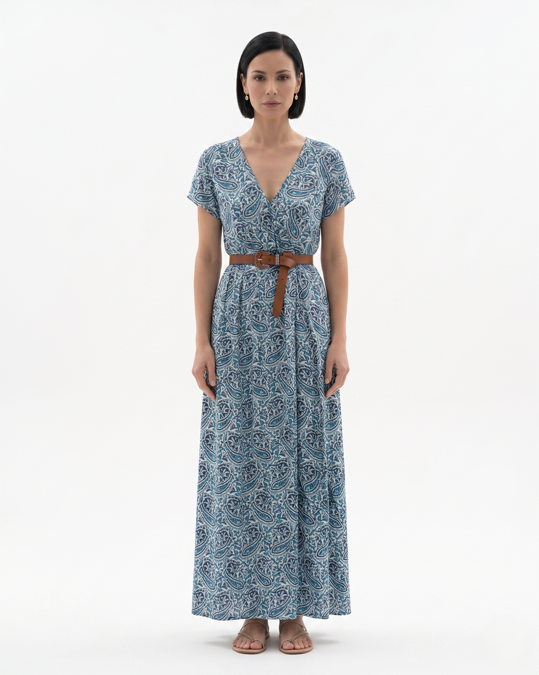 Siopie | Women’s Bohemian Floral Split Hem Maxi Dress
