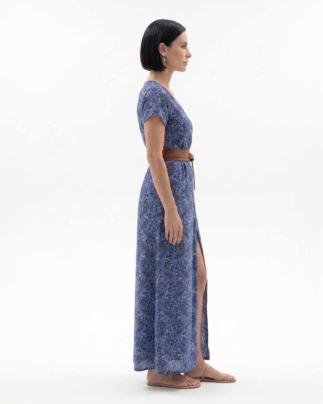 Siopie | Women’s Bohemian Floral Split Hem Maxi Dress