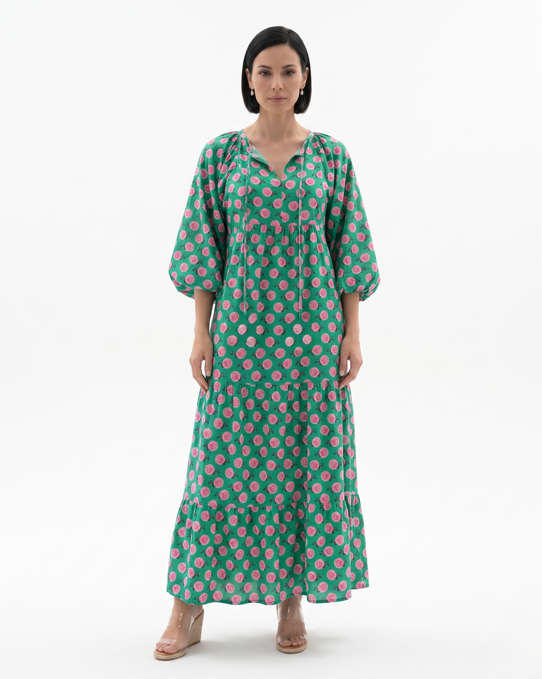 Siopie | Women’s Bohemian Tiered Maxi Dress
