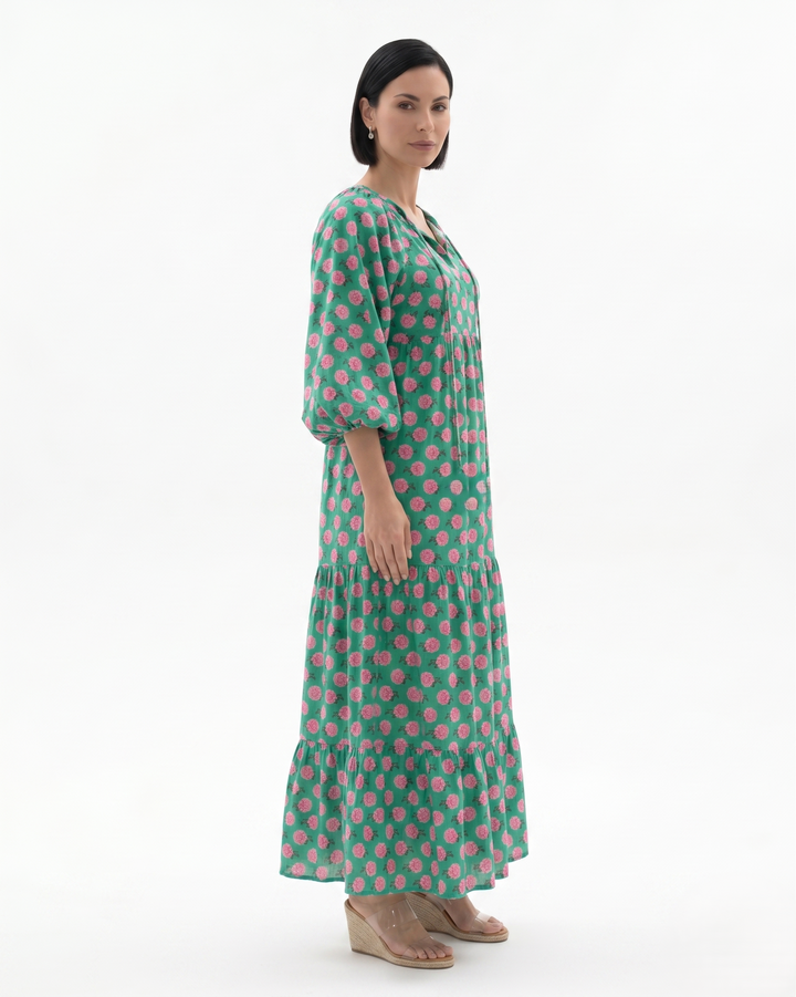Siopie | Women’s Bohemian Tiered Maxi Dress
