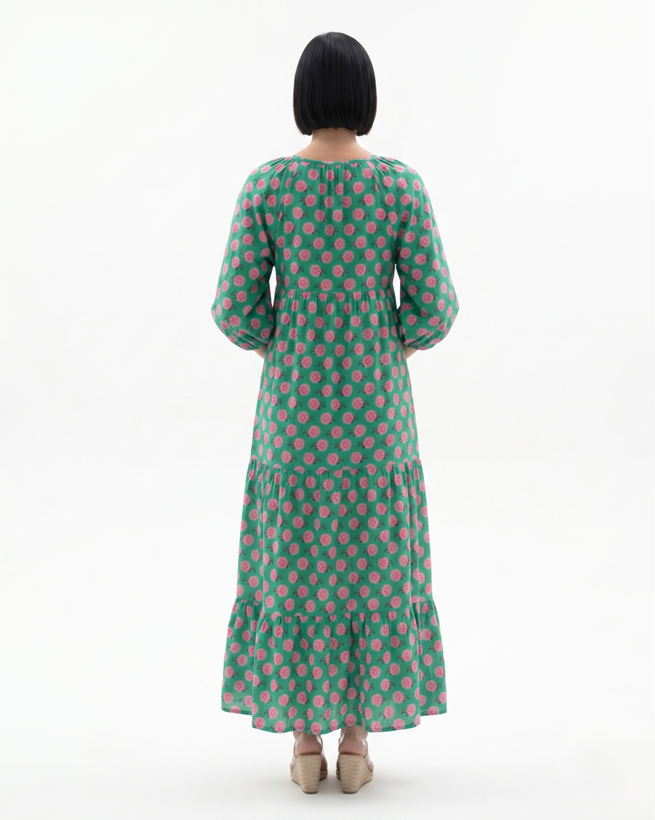Siopie | Women’s Bohemian Tiered Maxi Dress