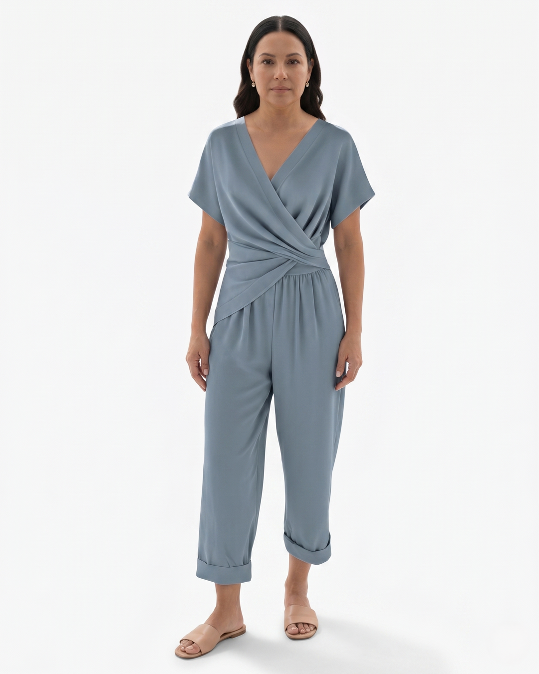 Siopie | Women’s Draped Wrap Two-Piece Set