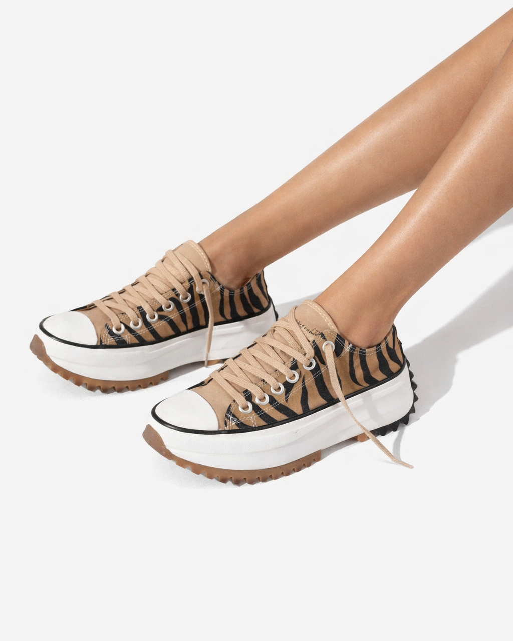 Siopie | Women’s Platform Canvas Trainers
