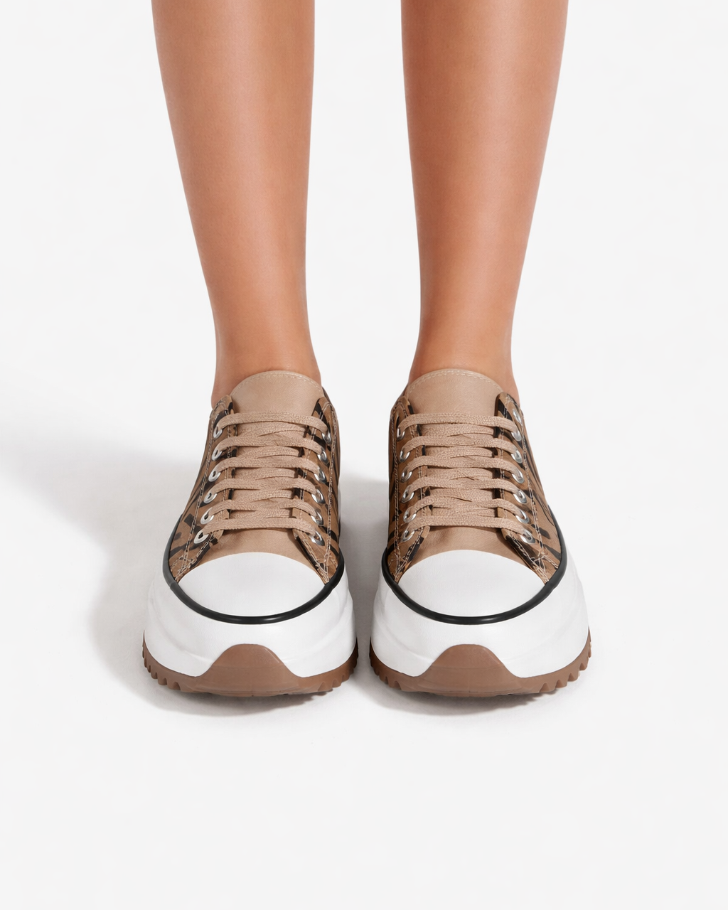 Siopie | Women’s Platform Canvas Trainers