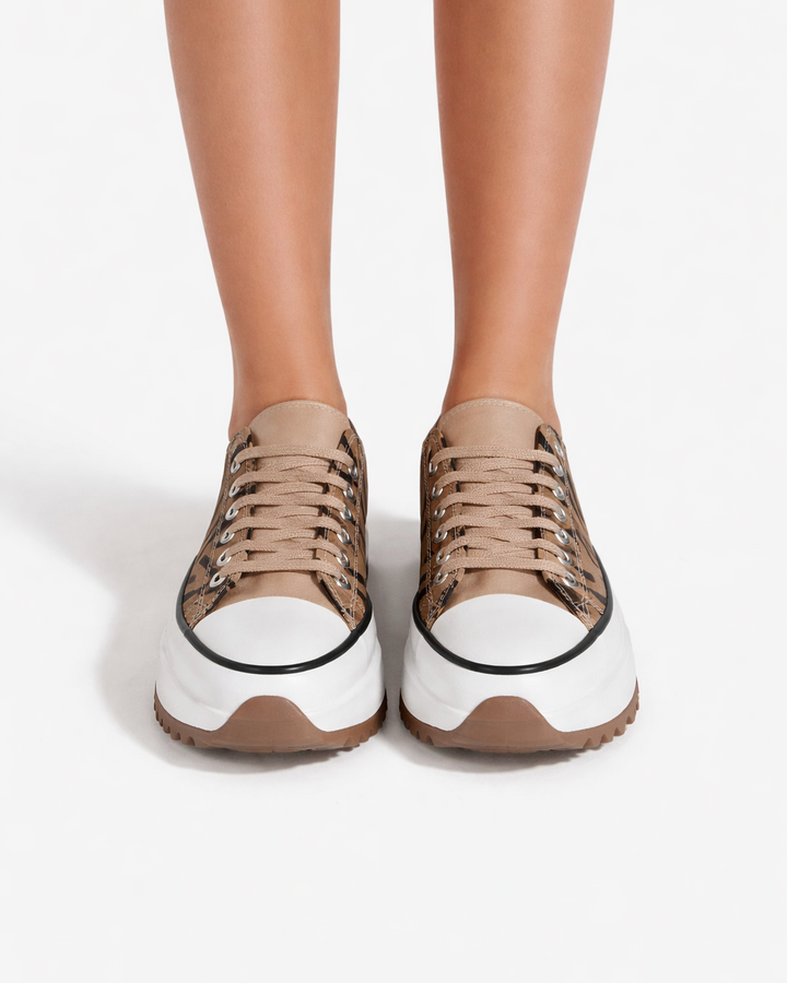Siopie | Women’s Platform Canvas Trainers
