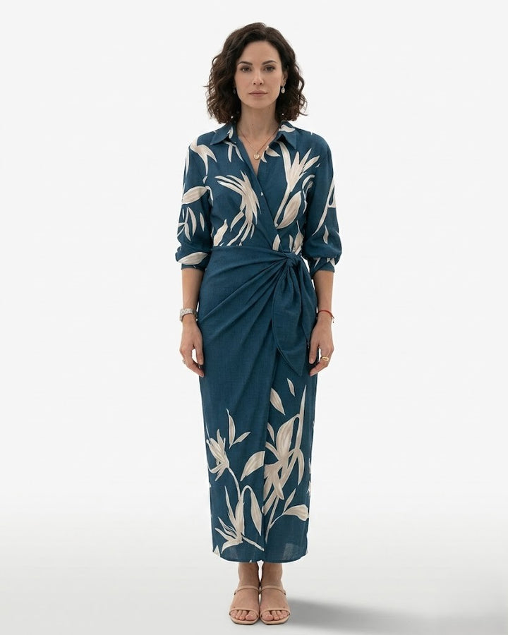 Siopie | Women’s Printed Wrap Dress