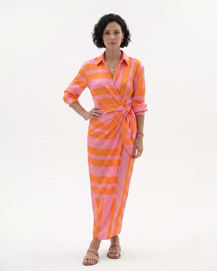 Siopie | Women’s Printed Wrap Dress