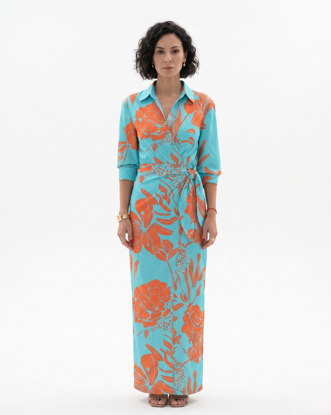 Siopie | Women’s Printed Wrap Dress