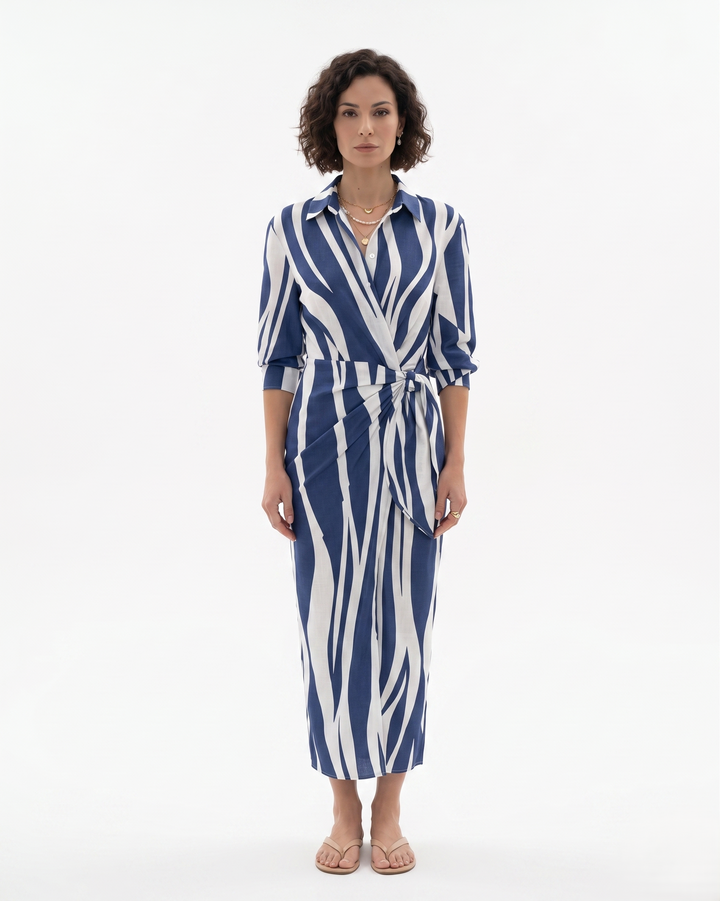 Siopie | Women’s Printed Wrap Dress