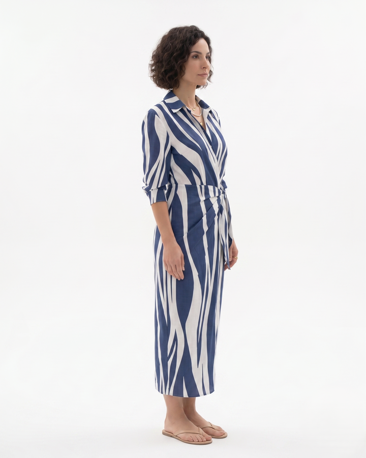 Siopie | Women’s Printed Wrap Dress