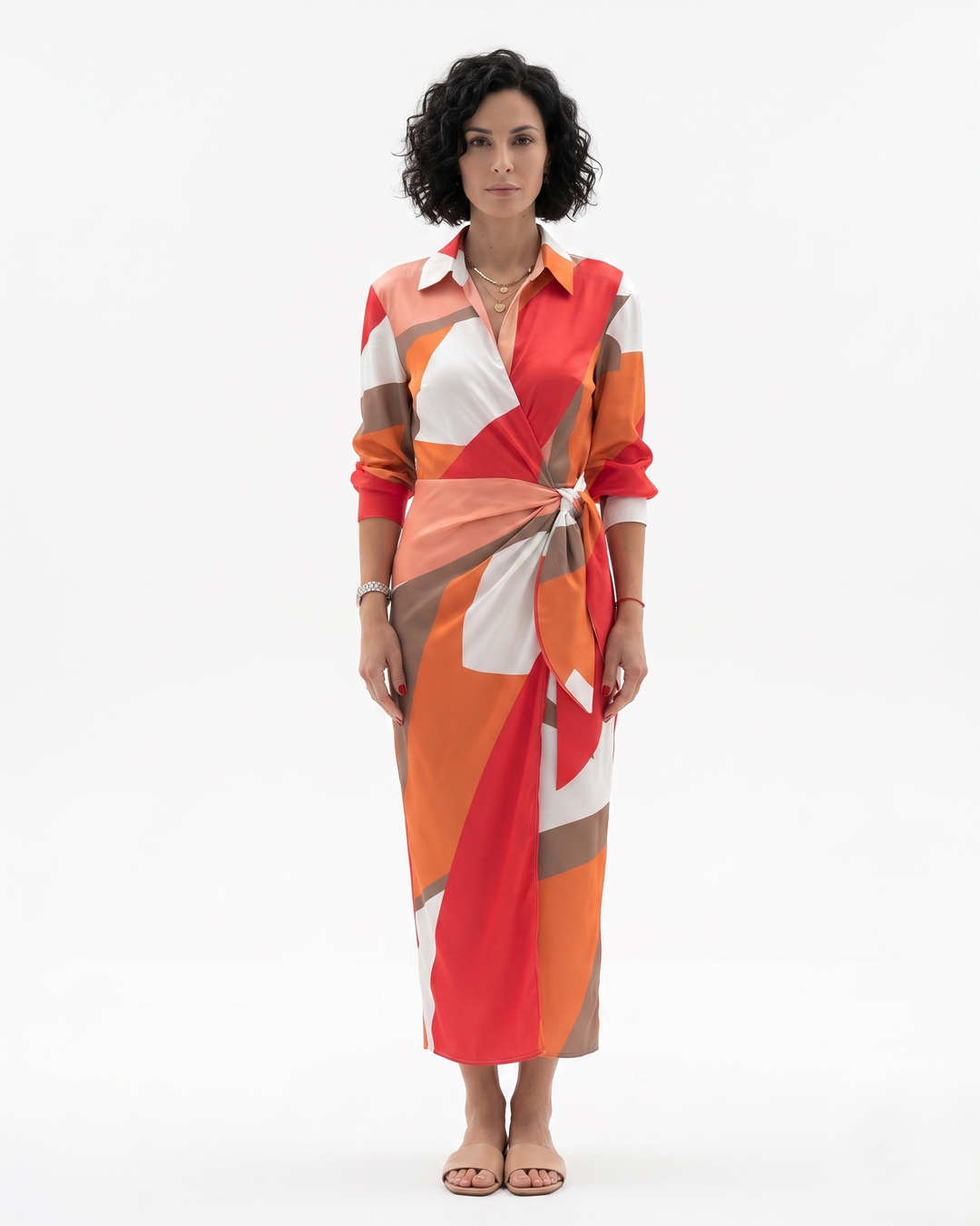 Siopie | Women’s Printed Wrap Dress