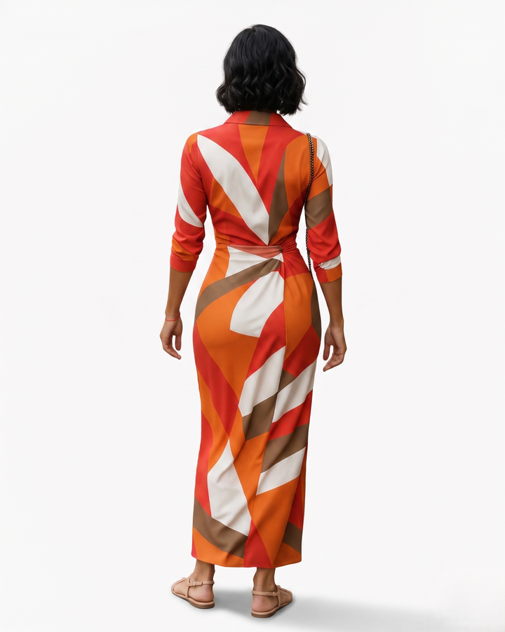 Siopie | Women’s Printed Wrap Dress