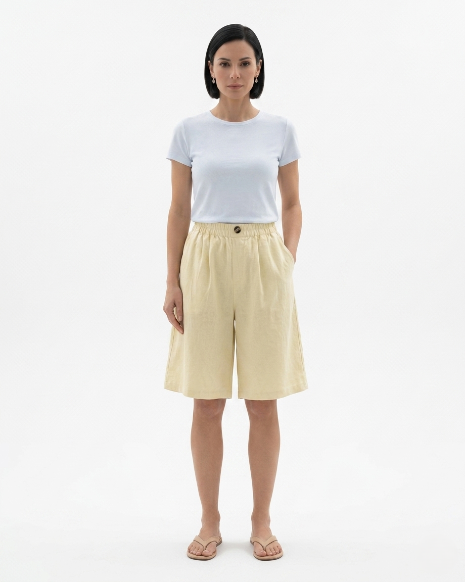 Siopie | Women’s Relaxed Fit Culotte Shorts