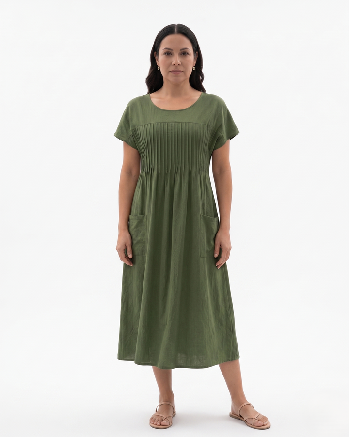 Siopie | Women’s Relaxed Fit Smock Dress
