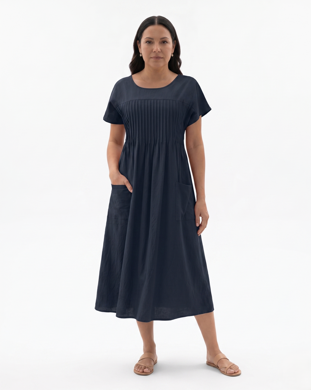 Siopie | Women’s Relaxed Fit Smock Dress