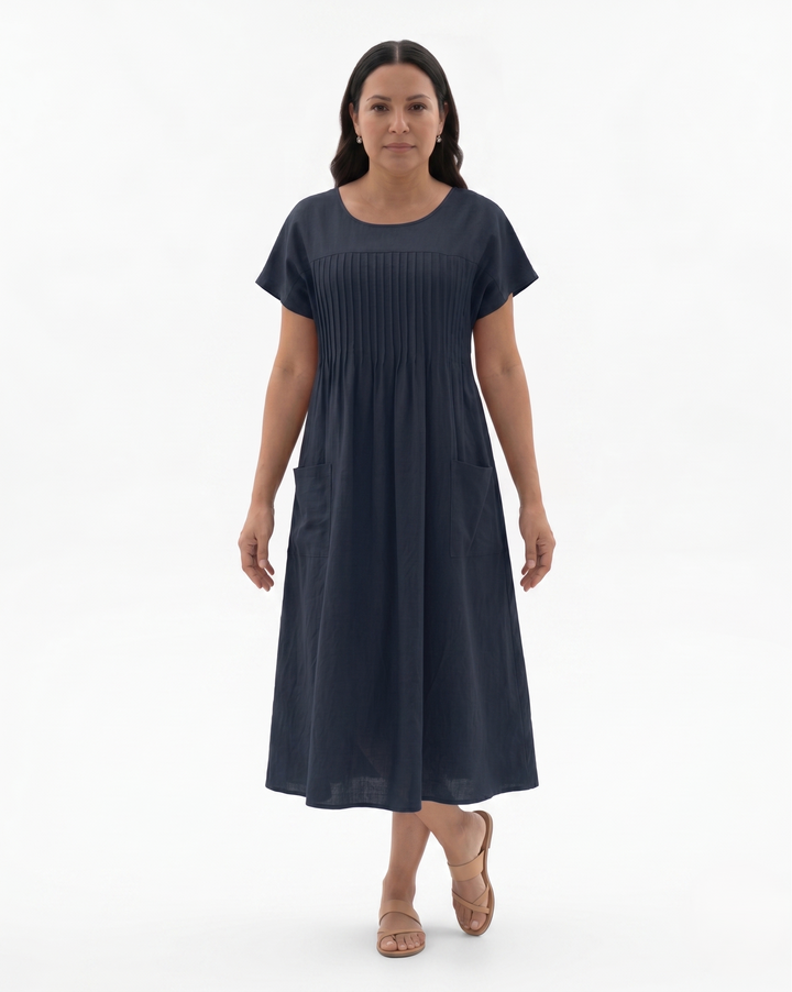 Siopie | Women’s Relaxed Fit Smock Dress