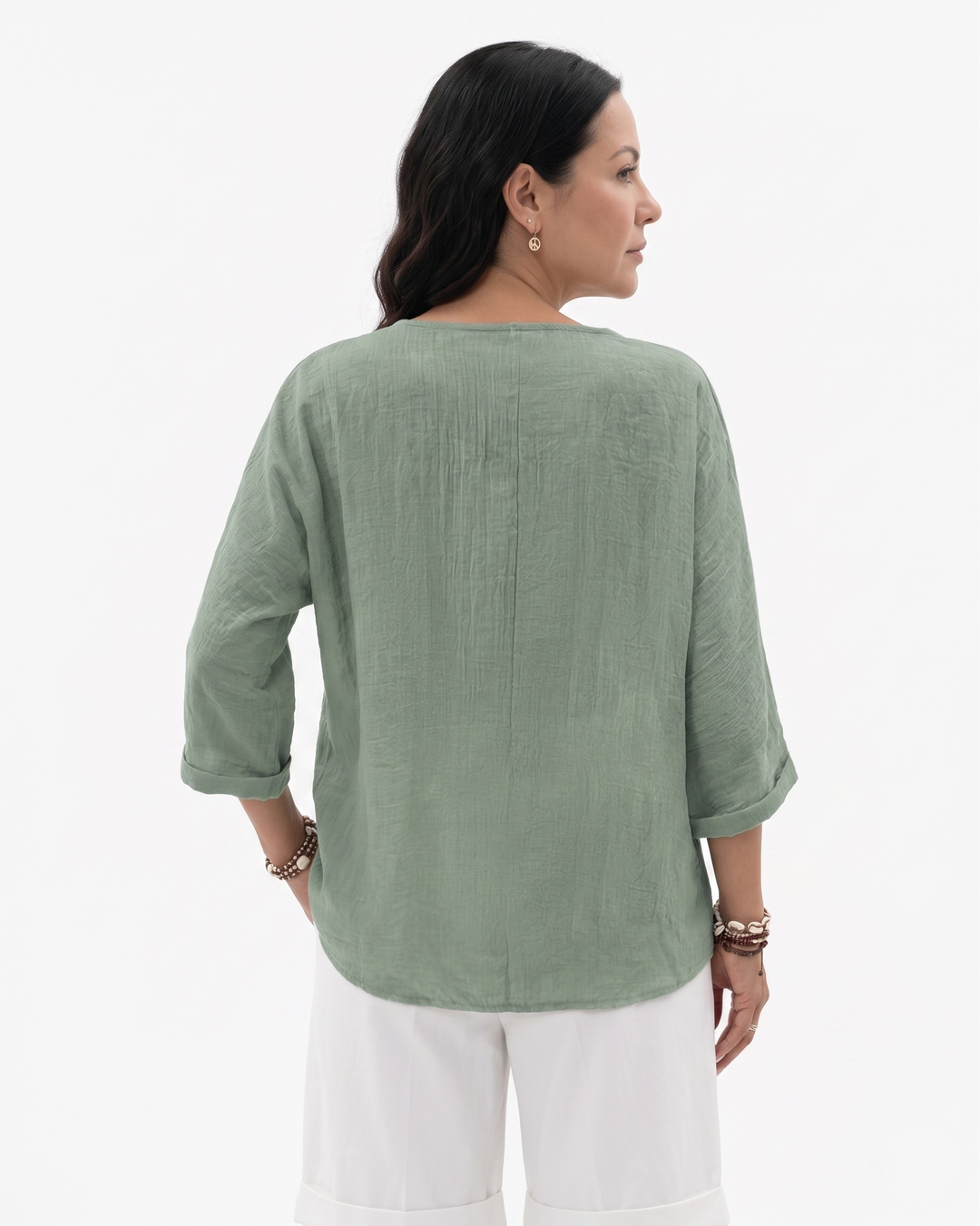 Siopie | Women’s Relaxed Fit V-Neck Blouse