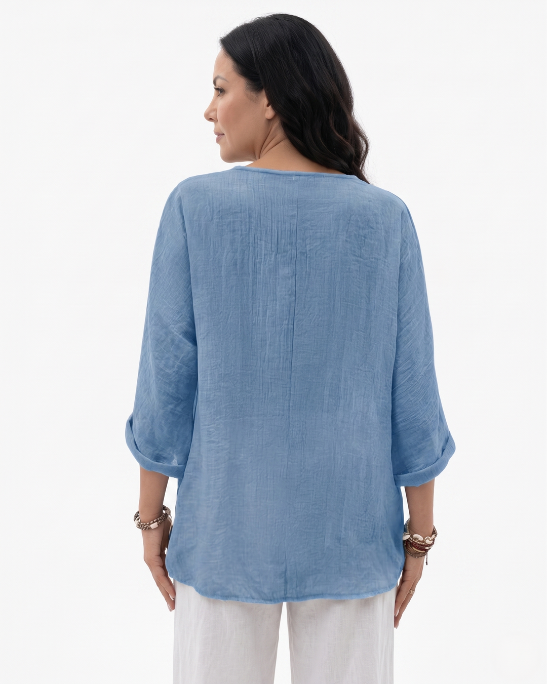 Siopie | Women’s Relaxed Fit V-Neck Blouse