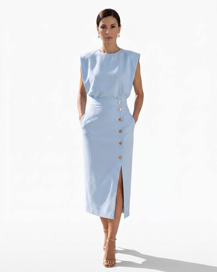 Siopie | Women’s Structured Pencil Midi Dress