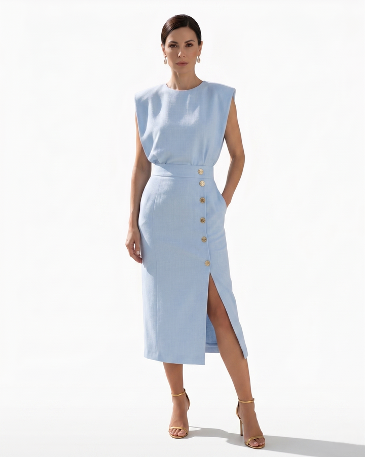 Siopie | Women’s Structured Pencil Midi Dress