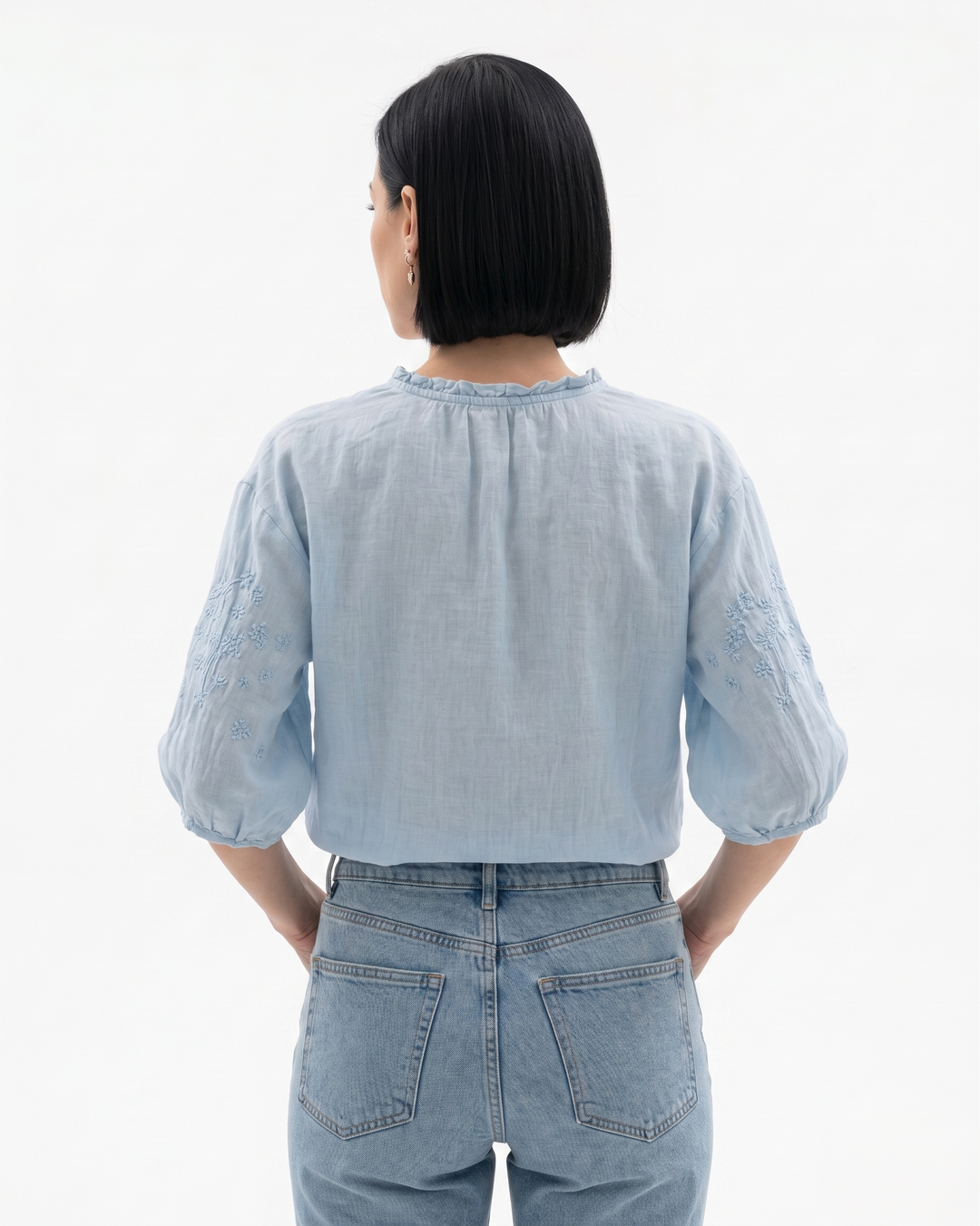 Siopie | Women’s Textured Cotton Blouse