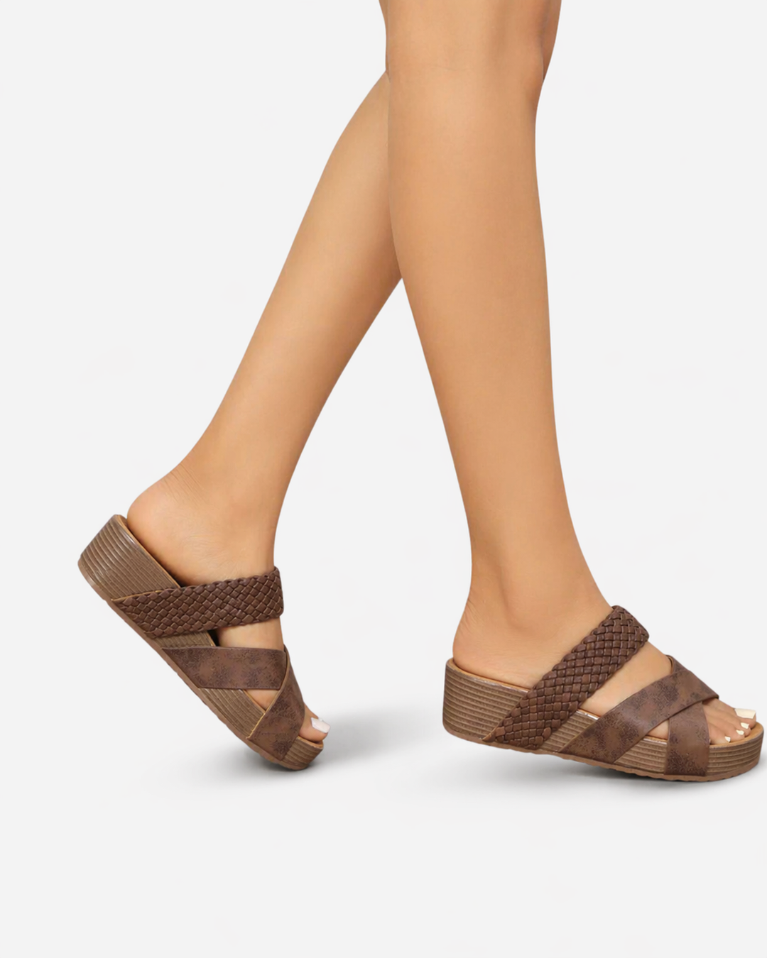 Siopie | Women’s Woven Strap Platform Sandals