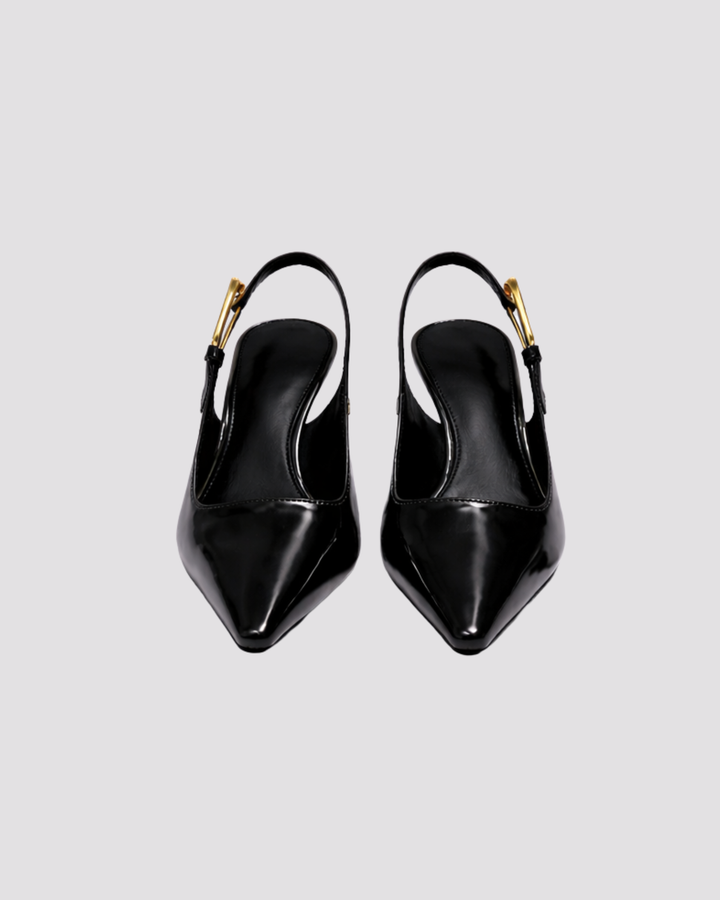 Padded Slingback Heels for Women – Elegant Comfortable Pumps for Office and Evening