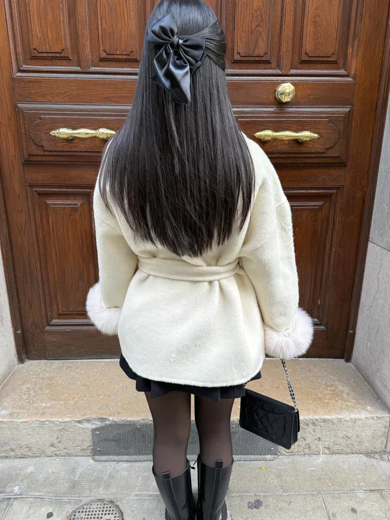 Liora Manteau en Laine Luxe Confort Élégance Incontournable