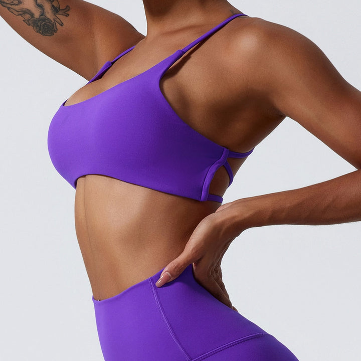 Back Cross Sports Bra - Siopie