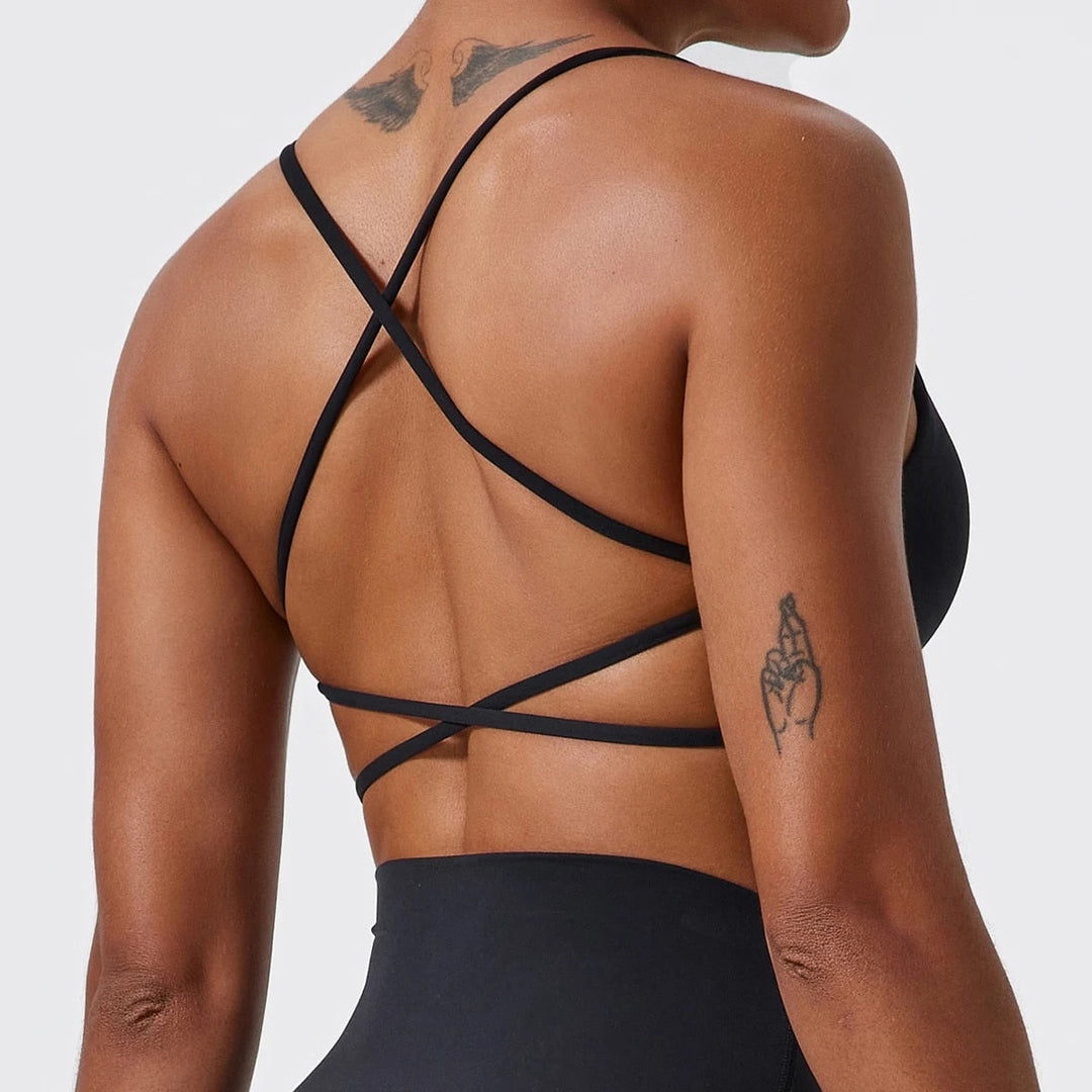 Back Cross Sports Bra - Siopie