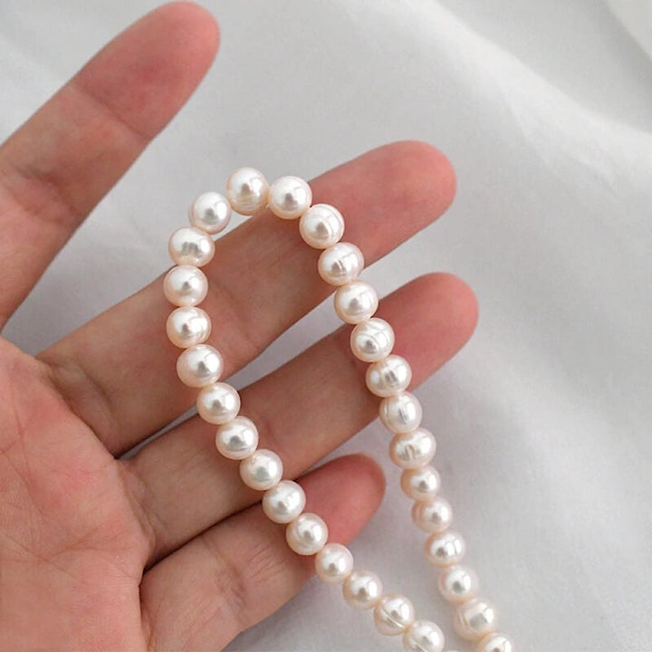 Liora Freshwater Pearl Choker Necklace – Classic Timeless Elegance