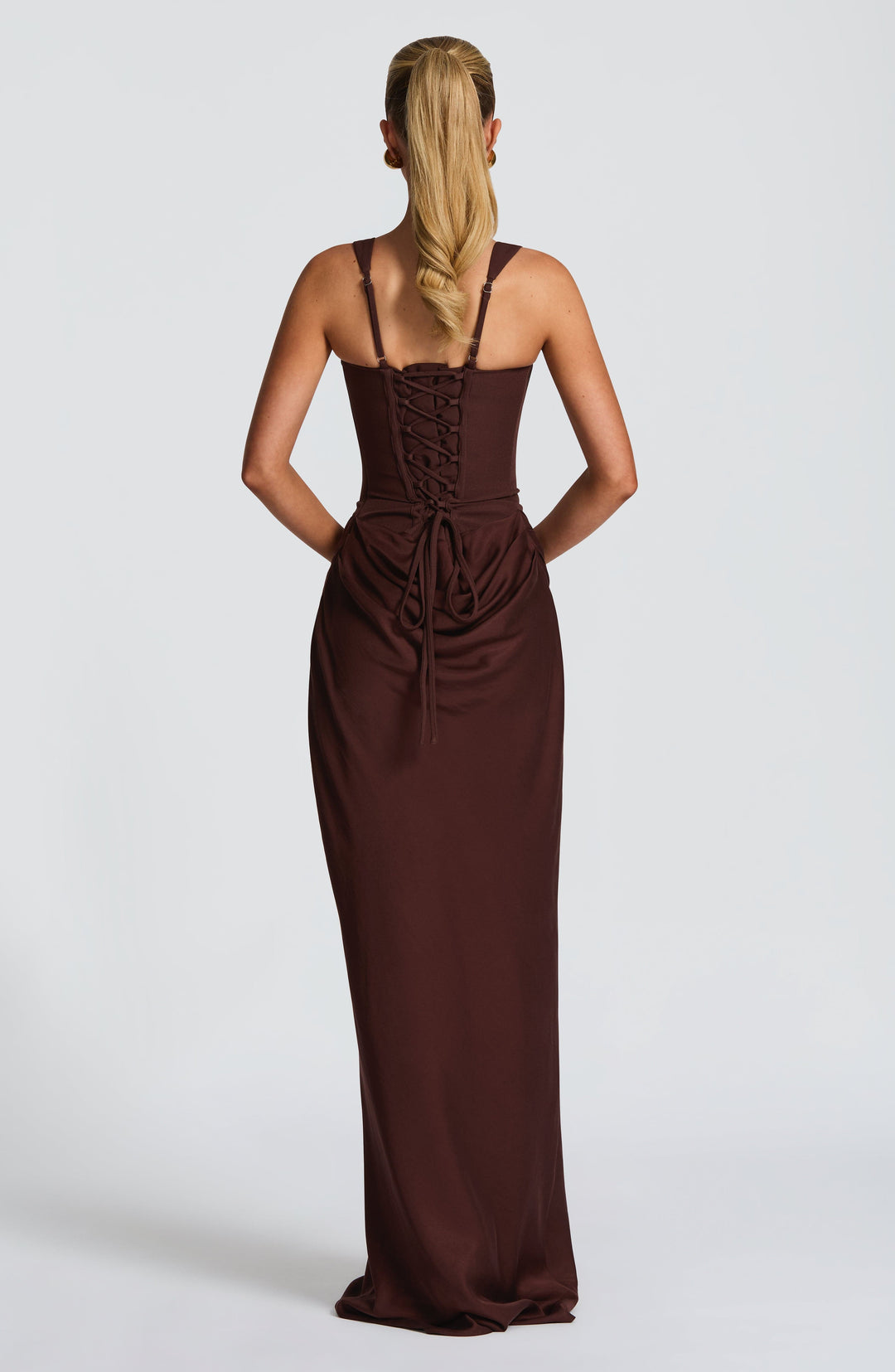 Bodycon Maxi Dress for Women – Stretch Fitted Long Dress for Evening and Special Events