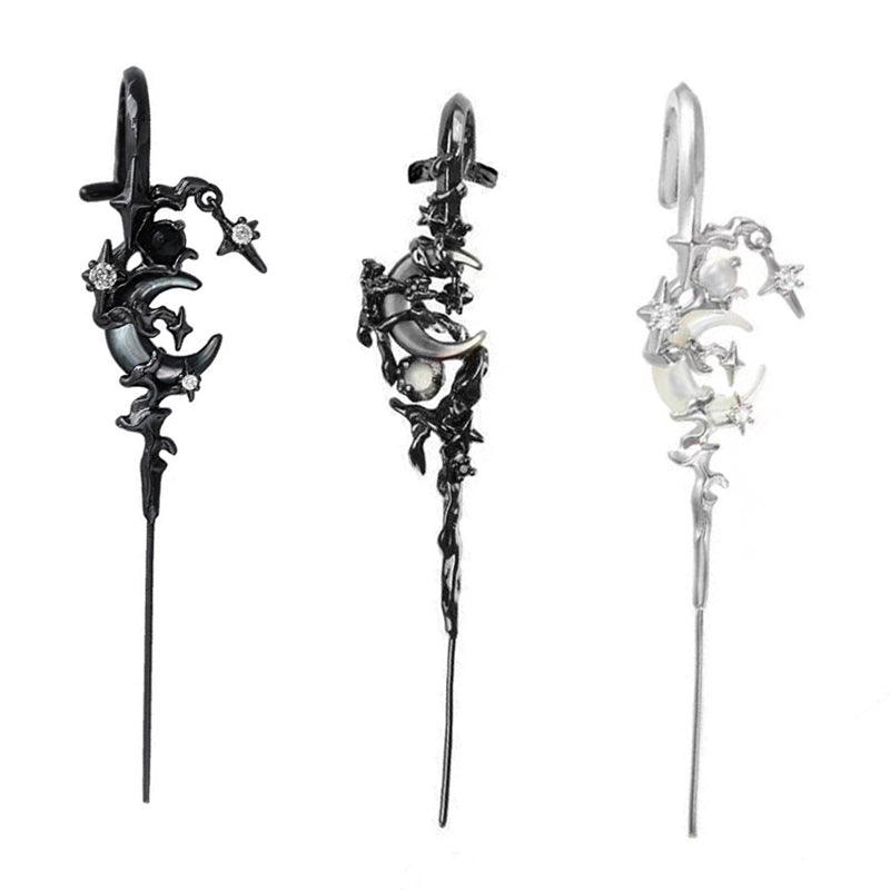 Myth of the Moon Needle Earrings - Siopie