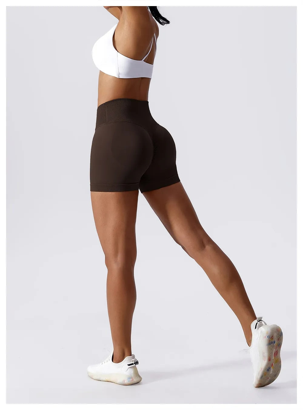 High Waist Scrunch Shorts - Siopie
