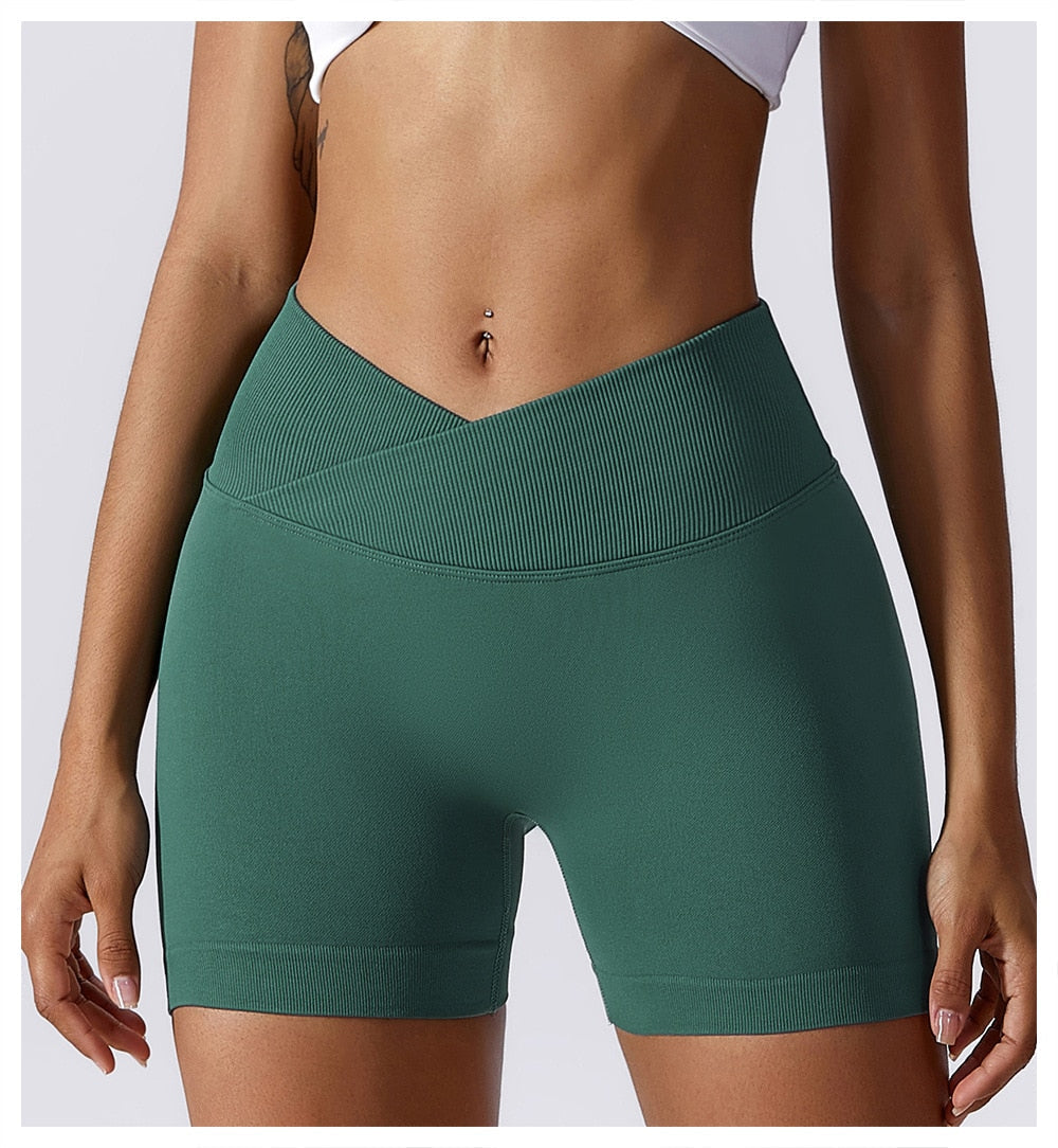 High Waist Scrunch Shorts - Siopie