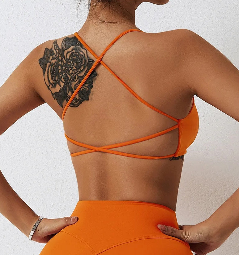 Back Cross Sports Bra - Siopie