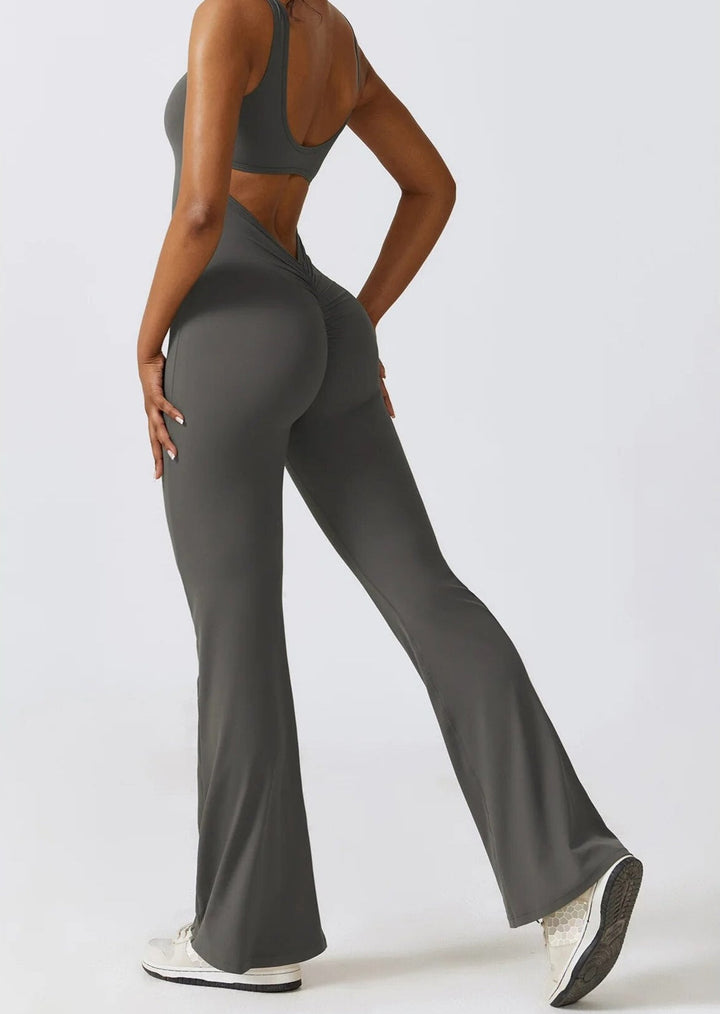 Flare Scrunch Jumpsuit - Siopie