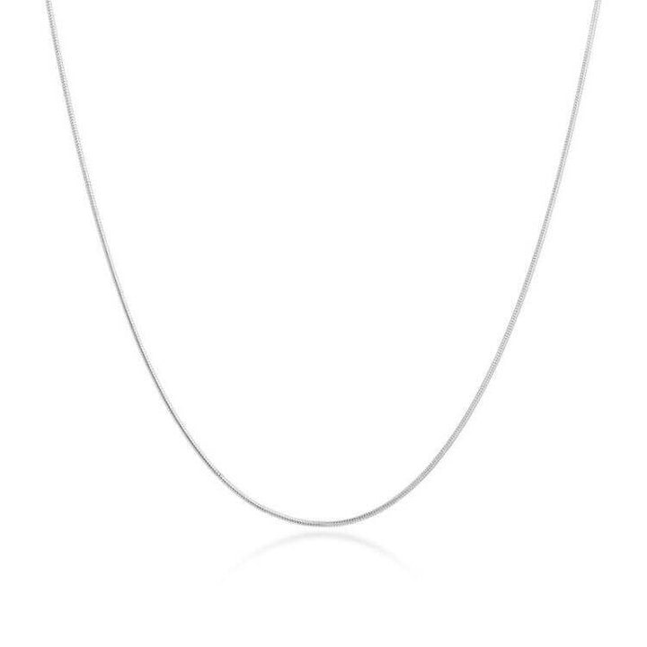 Amara 14K Gold-Plated Minimalist Necklace – Slim Snake Chain